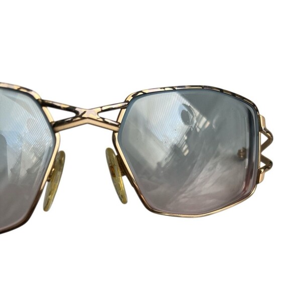Cazal Vintage Eyeglasses NOS Mod. 286 Col 641  Gold Silver Brown FRAMES READ - Picture 8 of 8